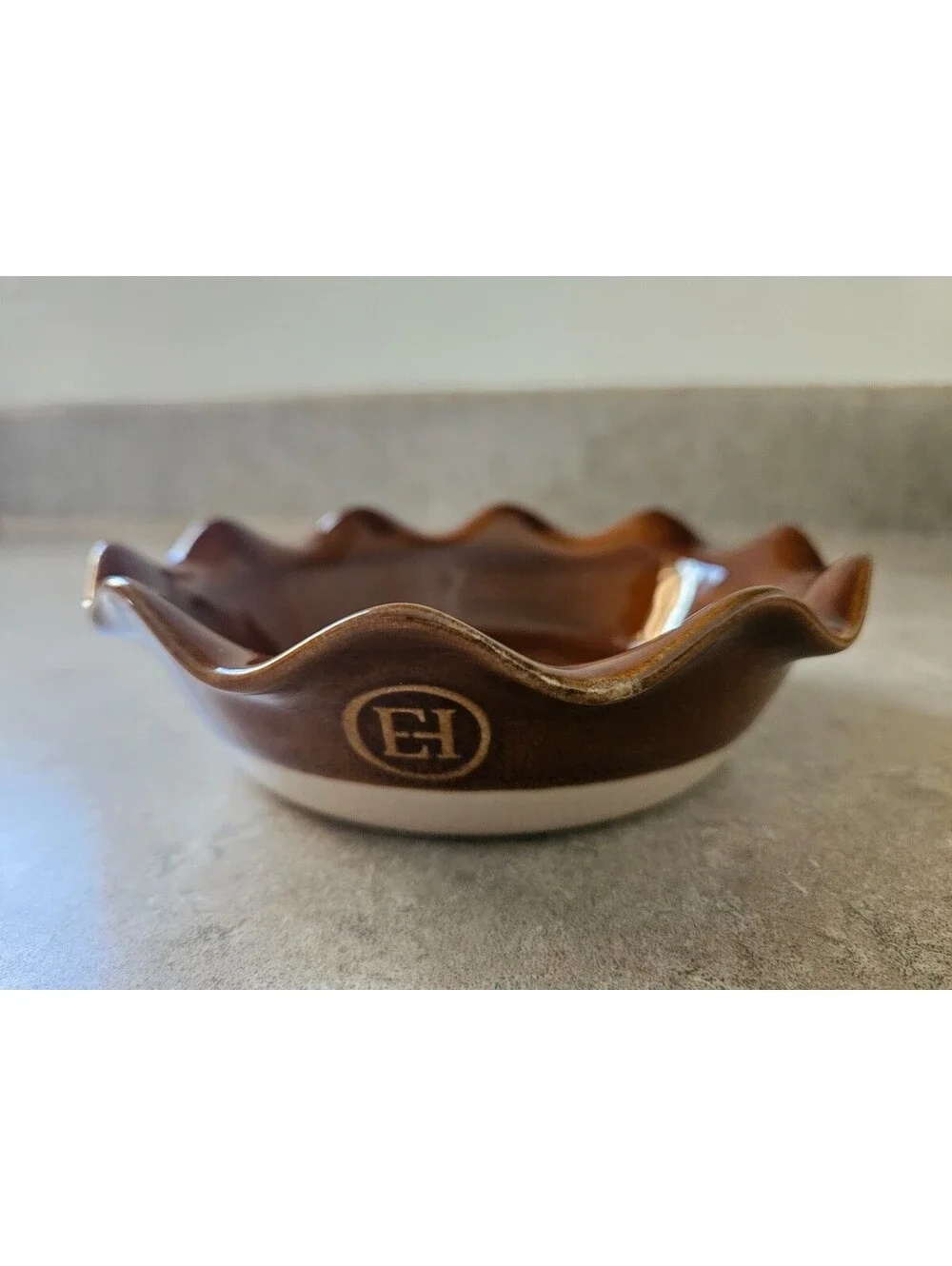 Emile Henry Ceramic Mini Ruffled Pie Dish - 5.75”